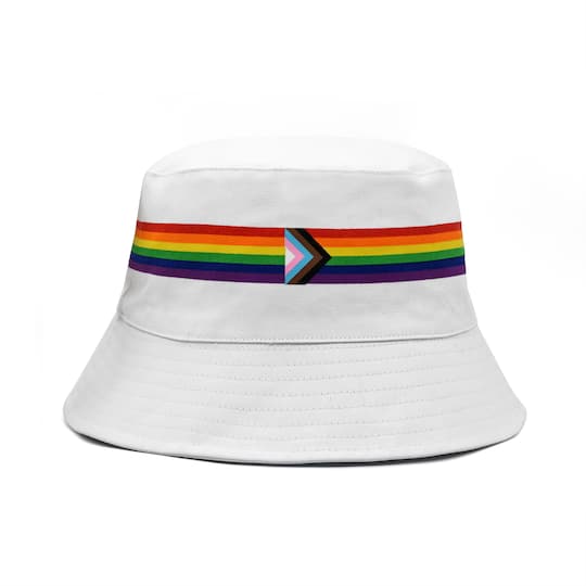 Pride Progress Flag Adult Bucket Hat by Celebrate It™